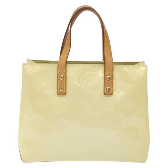 LOUIS VUITTON Monogram Vernis Reade PM Hand Bag Perle LV Auth - Picture 2 of 16